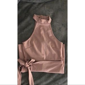 Romper | Shorts | Mauve |SIZE: S